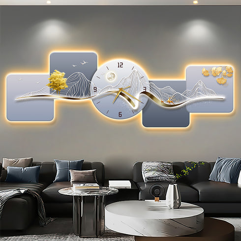 Out Of The Box Crystal Wall clock with LED